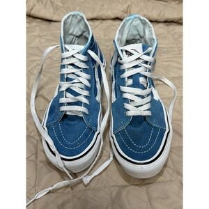 Teal Blue High Top Vans US Men's Size 5.5 Women's Size 7